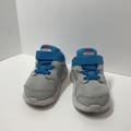 Nike Shoes | Nike Athletic Shoe Dart 10 Toddler 5c Gray Turquoise Pink Logo Adjustable Strap | Color: Blue | Size: 5g