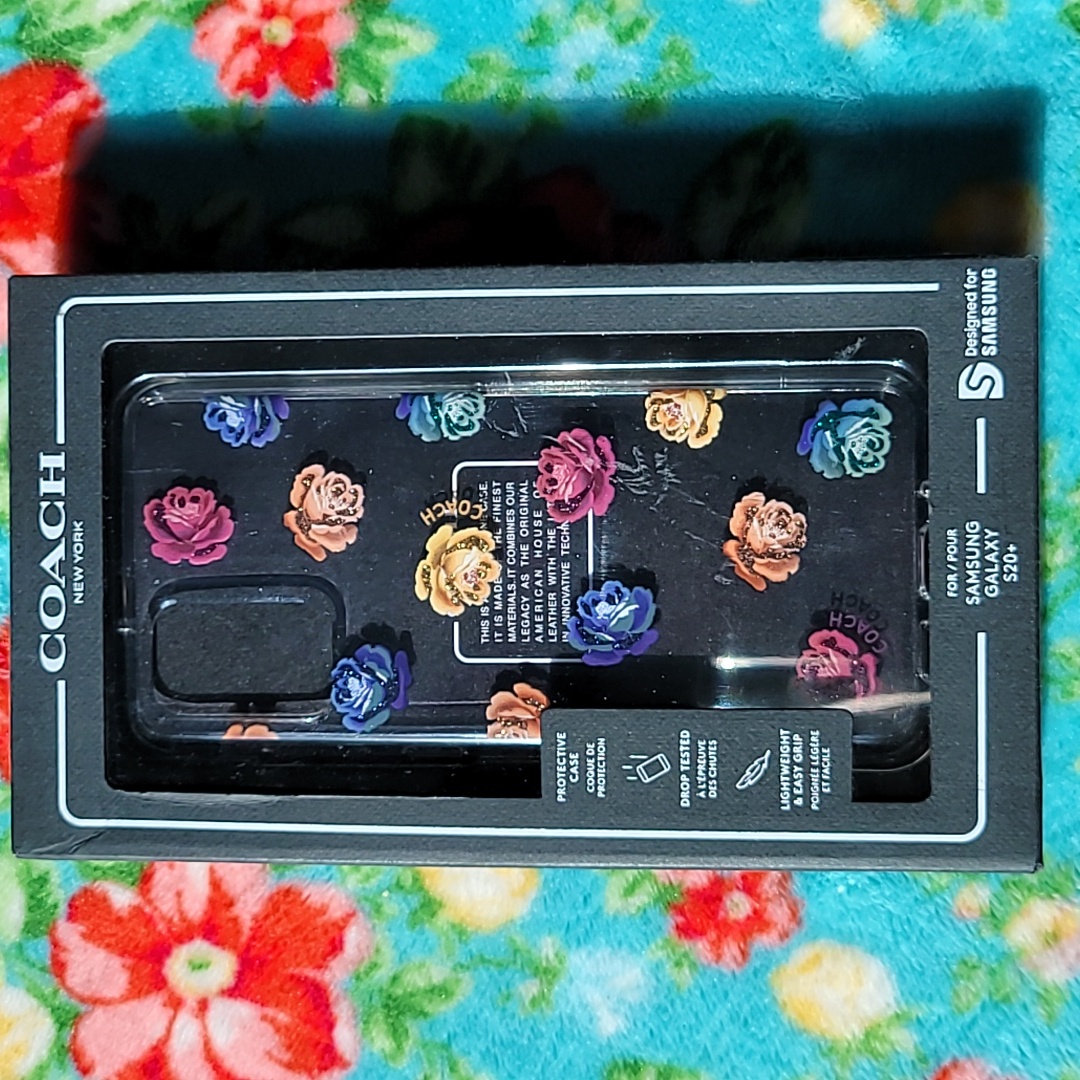 Coach Accessories | Coach Case For Samsung Galaxy S20+ Samsung Galaxy S20 Plus | Color: Blue/Pink | Size: Os