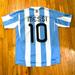 Adidas Shirts | Messi Argentina 2010 World Cup Jersey Sz L/Xl #10 South Africa | Color: Blue/White | Size: Xl