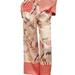 Zara Pants & Jumpsuits | Nwot Zara Chinoiserie Satin Bird Floral Print Drawstring Wide Leg Pants | Color: Cream/Pink | Size: L