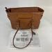 Coach Bags | Coach F12343 Large Brown Leather Shoulder Bag (Asis) | Color: Brown/Silver | Size: Os