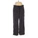 Lord & Taylor Casual Pants - Mid/Reg Rise: Black Bottoms - Women's Size Medium