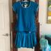 Nike Skirts | Nike Tennis Skirt Set Dri Fit Material Skirt Has Built In Short | Color: Blue | Size: M