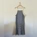 Anthropologie Dresses | Anthropologie T.La Striped Knit Tank Dress Navy Stripe | Color: Blue/White | Size: Xl