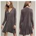 Anthropologie Dresses | Anthro Dolan Cupro Gray Long Sleeve Swing Dress | Color: Gray | Size: Xs