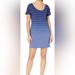 Columbia Dresses | Columbia Beach Bound T Shirt Dress Blue Ombr Stripes | Color: Blue | Size: S