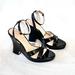 Jessica Simpson Shoes | Nwot Jessica Simpson Black Ojillu Wedge Sandals | Color: Black | Size: 6.5