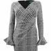 Ralph Lauren Dresses | Lauren By Ralph Lauren Women's Plaid Rushed Dress, Various Sizes | Color: Black/White | Size: Various