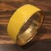 J. Crew Jewelry | J. Crew Yellow Enamel Gold Tone Bangle Bracelet | Color: Gold/Yellow | Size: Os