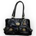 Coach Bags | Coach Limited Edition Peyton Patent Black Leather Legacy Large Totes Bag | Color: Black | Size: Os