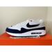 Nike Shoes | Nike Air Max 1 '86 Og Golf White Obsidian Navy Womens 8.5us | Color: White | Size: 8.5