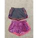 Under Armour Shorts | Lot 2 Under Armour Size M Women’s Shorts Heat Gear Lined Purple-Pink Gray K23- | Color: Gray/Pink/Purple | Size: M