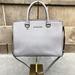 Michael Kors Bags | Michael Kors Selma Purse Crossbody Medium Grey Saffiano Leather Shoulder Bag | Color: Gray | Size: Os