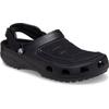 Clog CROCS "Yukon Vista II LiteRide Clog", Herren, Gr. 43, schwarz (schwarz, grau), Croslite, Lederimitat, sportlich, Schuhe, Sommerschuh, Gartenschuh, Trekking, mit komfortablem Fersenriemen
