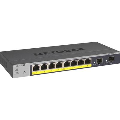 NETGEAR Netzwerk-Switch "GS110TP v3" Netzwerk-Switches grau