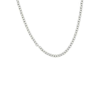 Edelstahlkette FIRETTI "Schmuck Geschenk Ankerkettengliederung, 2,9 mm breit" Gr. 45, silber (edelstahlfarben), Halsketten, Damen, 45, Edelstahl, B: 2,9mm, Made in Germany, B:2,9mm Image