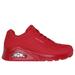 Skechers Women's Uno - Stand on Air Sneaker | Size 8.0 | Red | Textile/Synthetic