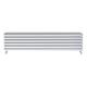 Ingarsby Horizontal Radiator Oval Panel Double Column Hallway Bathroom Radiator 350 x 1500 White