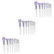 FRCOLOR 30 Pcs 10 Makeup Brushes Face Powder Brush Make up Brush Cleaner Loose Paint Brush Concealer Brush Face Powder Blush Face Makeup Brush Fiber Wool The Face Cosmetic Brush Purple
