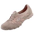 Skechers Women's Bikers LITE RELIVE, Taupe Mesh/Duraleather/Coral Trim, 6 UK