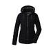 Killtec KOW 10 WMN QLTD JCKT Women's Quilted Jacket with Zip-Off Hood/Functional Jacket is Water-Repellent Black, 36, 41807-000