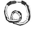 Happy Ebikes Bike Lock Anti-Theft Heavy Duty Bicycle Chain Lock with Reflective Strips