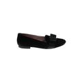 Vince Camuto Flats: Loafers Chunky Heel Classic Black Print Shoes - Women's Size 7 1/2 - Almond Toe