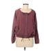 Athleta Track Jacket: Burgundy Jackets & Outerwear - Women's Size Medium