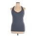 C9 By Champion Active Tank Top: Gray Solid Activewear - Women's Size 2X-Large