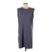 Athleta Casual Dress - Shift: Gray Dresses - Women's Size Medium