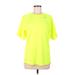 Nike Active T-Shirt: Yellow Activewear - Women's Size Medium