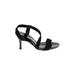 Donald J Pliner Heels: Black Print Shoes - Women's Size 7 - Open Toe