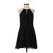 Joie Casual Dress - Mini: Black Polka Dots Dresses - Women's Size X-Small