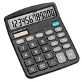 Calculatrice scientifique solaire pour ordinateur de bureau calculatrice mignonne grand écran