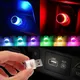 Mini lumière ambiante de voiture USB escales LED colorées lampe portable Plug Play éclairage