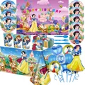 Fournitures de ixd'Anniversaire Princesse Disney Blanche Neige Assiette en Papier Tasse