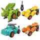 Jouets de dinosaure de transformation pour enfants assemblage de voiture sans bavures jouet de
