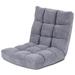 Ebern Designs Cushioned Floor Game Chair in Gray | 41.5" H x 22" W x 6" D | Wayfair BA017A7D08FC4999BA9E14B932738634