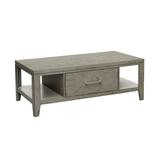 Scott Living Essex 4 Legs Coffee Table w/ Storage Wood in Brown/Gray | 18 H x 48 W x 26 D in | Wayfair S770DJ-100