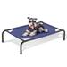 Tucker Murphy Pet™ Cooling Elevated Pet Bed Dog Cot Bed Polyester in Blue/Black | 8 H x 35 W x 22 D in | Wayfair 3431082F61A843EFB33E2970451ECF71