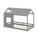 Harper Orchard Aurelina Slat Bed Wood in Gray | 55 H x 39.2 W x 77.6 D in | Wayfair 228BD5651930467E843B00C4D7B1BFD4