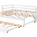 Red Barrel Studio® Aarondeep Daybed Bed Wood in White | 25.91 H x 41.71 W x 19.51 D in | Wayfair 421ED18FD4F546D5995F3C5AA444A77D