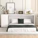 Latitude Run® Baboquivari Murphy Storage Bed Wood in White | 31.7 H x 120 W x 80.5 D in | Wayfair CE9FC05B8C064E12B462C2F82CD4D8F6