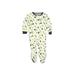 Gerber Long Sleeve Onesie: Green Bottoms - Size 3-6 Month