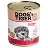 Dogs'n Tiger Adult 6 x 800 g Umido cane - Manzo & Zucca