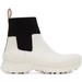 White Leather Chelsea Boots