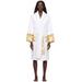 White 'i Heart Baroque' Robe