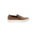 Ugg Australia Sneakers: Slip-on Platform Casual Brown Solid Shoes - Women's Size 8 1/2 - Almond Toe