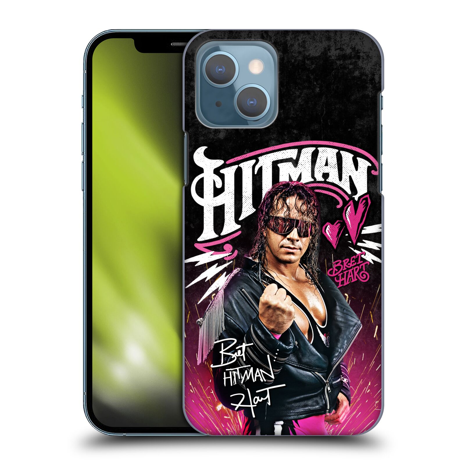 WWE Bret Hart Hitman Graphics Phone Case - iPhone Image