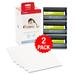 (2X) Canon KP-108IN Color Ink And Paper Set (6x Inks / 216x Sheets) 3115B001